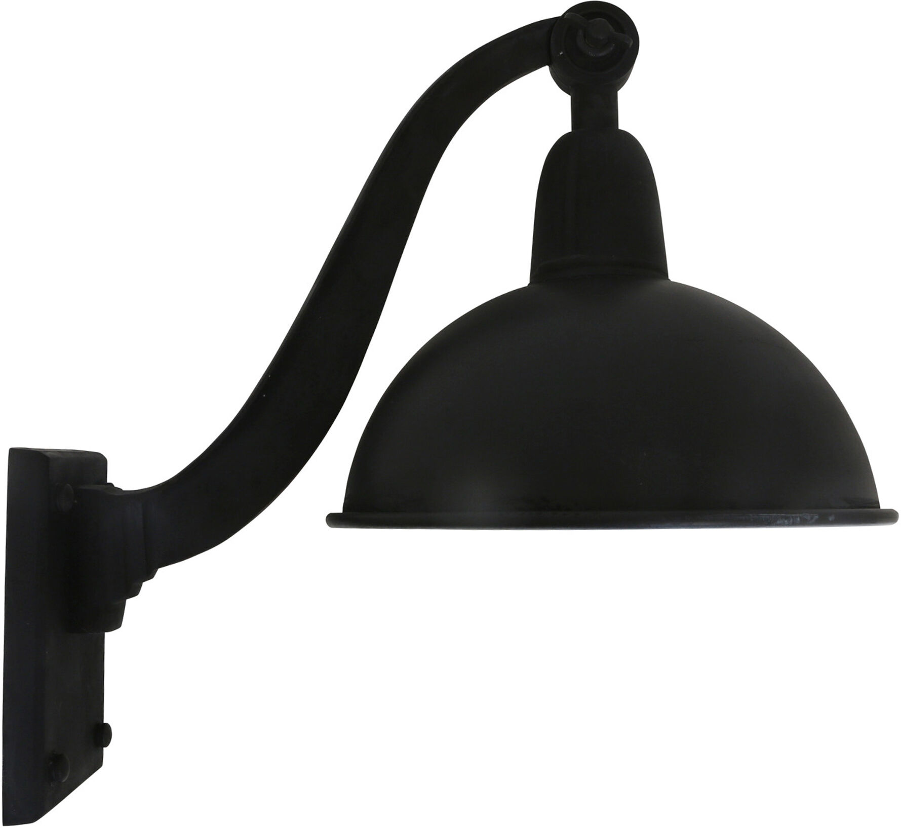 KS Verlichting Wandlamp Halifax Antiek Zwart