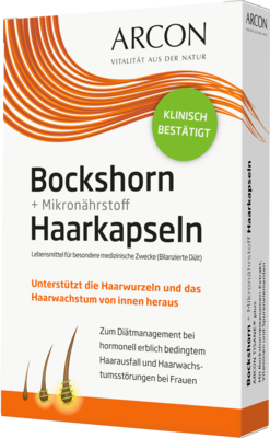 Arcon International GmbH BOCKSHORN+Mikronährstoff Haarkapseln Tisane plus 120 g 05010569