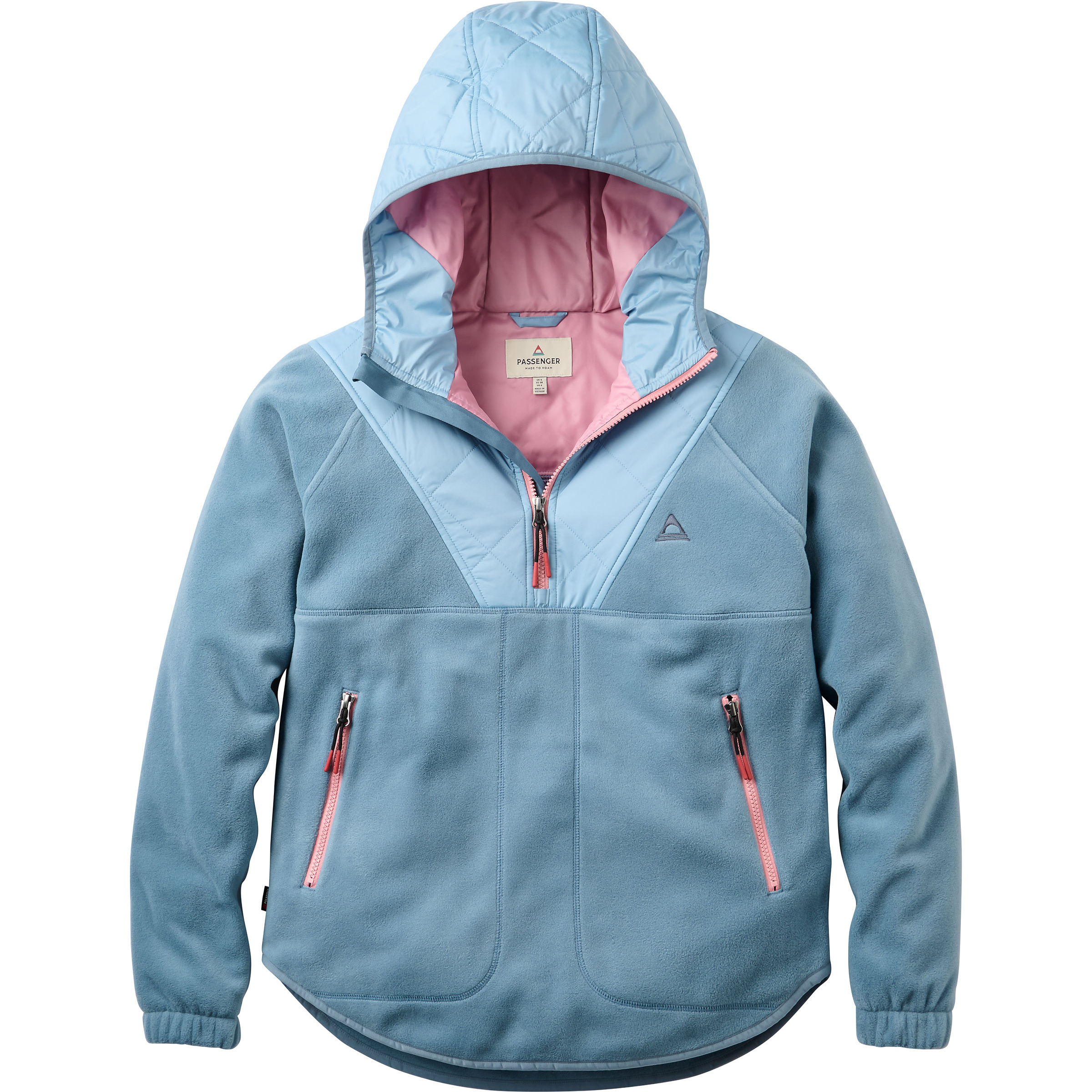Passenger Beaumont Polar Fleece Damen Hoodies blau Größe S Lifestyle Schnell trocknend