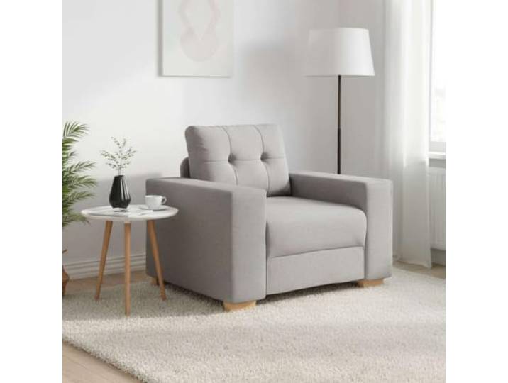 ZQQLVOO Sofa-Sessel Wolkengrau 100x78x80 cm Stoff Polyester Bezug, Schaumstoffpolsterung, Sperrholz und Metallrahmen, für Wohnzimmer Schlafzimmer Arbeitszimmer