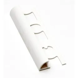 Profil-EU Abschlussprofil "rund", PVC, Länge 250 cm, Kantenhöhe 12 mm, L12250