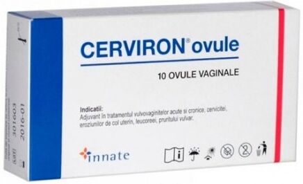 Cerviron Vaginal Ovules 10 Units