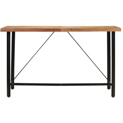 Bartisch 180x70x107 cm, Modell Orion Concept aus massivem Akazienholz und Eisen