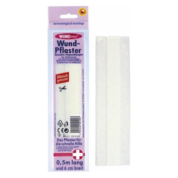 Wundmed Wund-Pflaster ca. 50x60cm Sensitiv u. Hypoallergen (1x) (02-002)