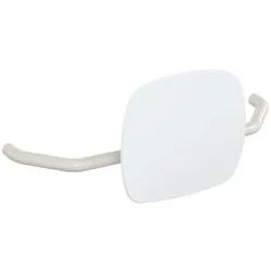 Hewi 801 Rückenstütze 801.51.907199 Wandabstand 230mm, Lehne signalweiß, reinweiß