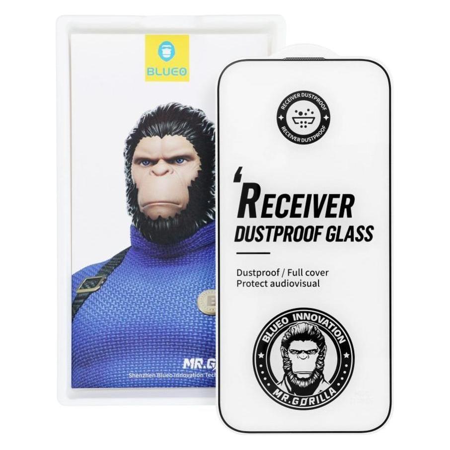 Strong Protective glass Blueo 5D Mr. Monkey Glass - Apple iPhone 16 Pro Max black ( Dustproof) (Apple iPhone 16 Pro Max) (49585376)
