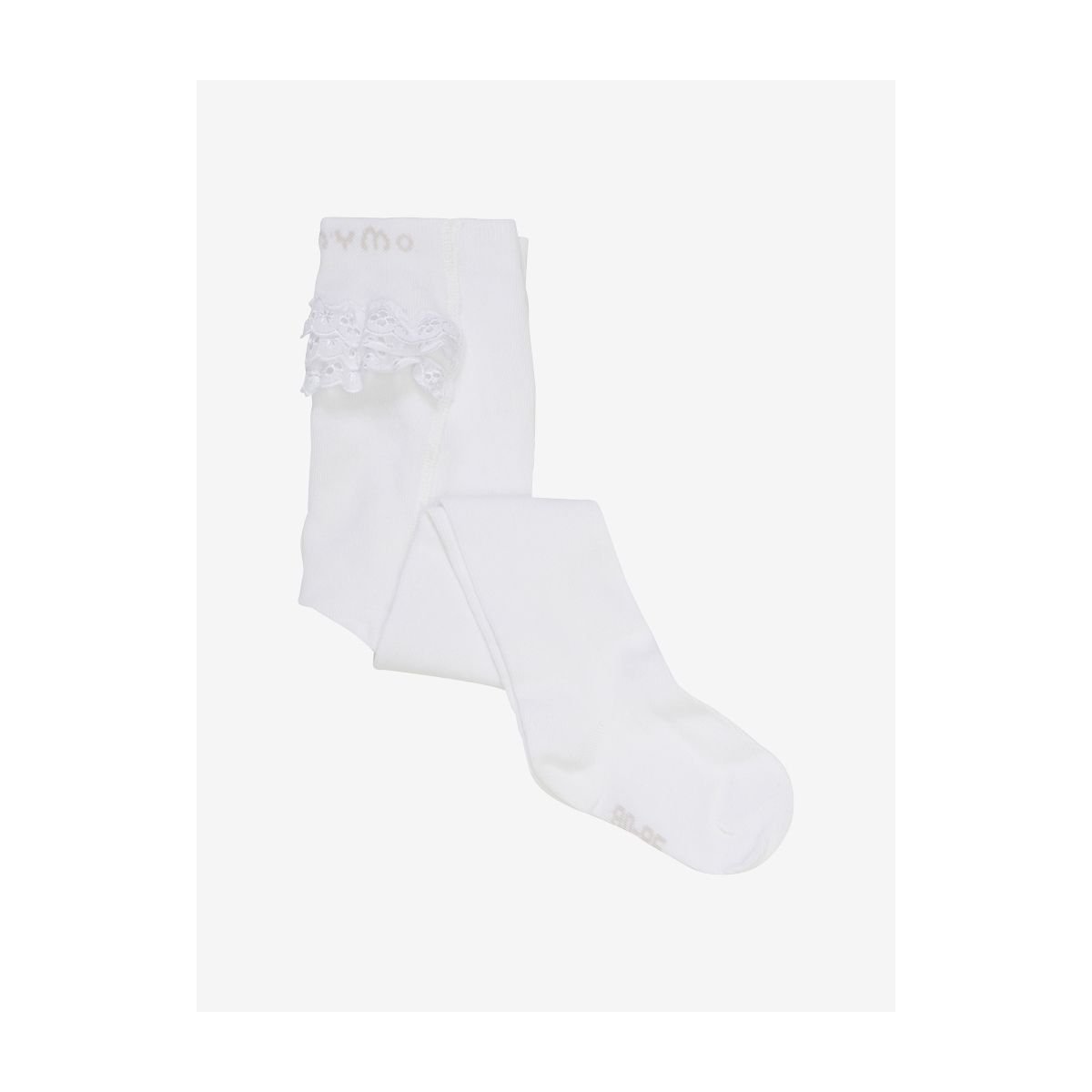 Minymo Stocking w. Lace white (1000) 56\62 6281-1000-56\62