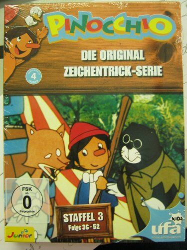 Pinocchio - Die Original Zeichentrick-Serie, Staffel 3, Folge 36-52 [3 DVDs] - Preis vom 14.10.2026 23:07:16 h