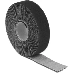 DELOCK Kabelbinder Klettverschluss 3000x20mm 1x Rol schwarz