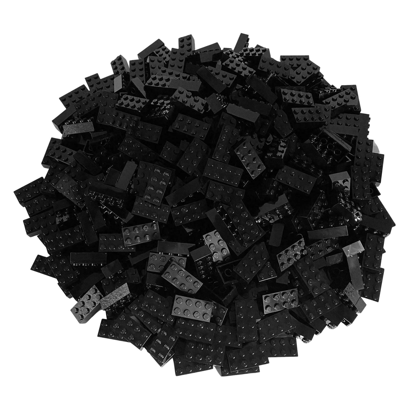 LEGO 2x4 Steine Kiloware - 1 Kilo in Schwarz NEU! (3001, LEGO Zubehör) (3001)