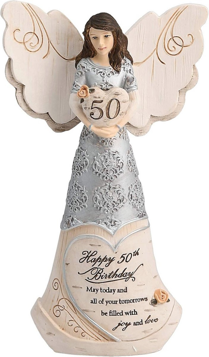 Engel Beeldje voor een 50e Verjaardag - Decoratie voor op tafel