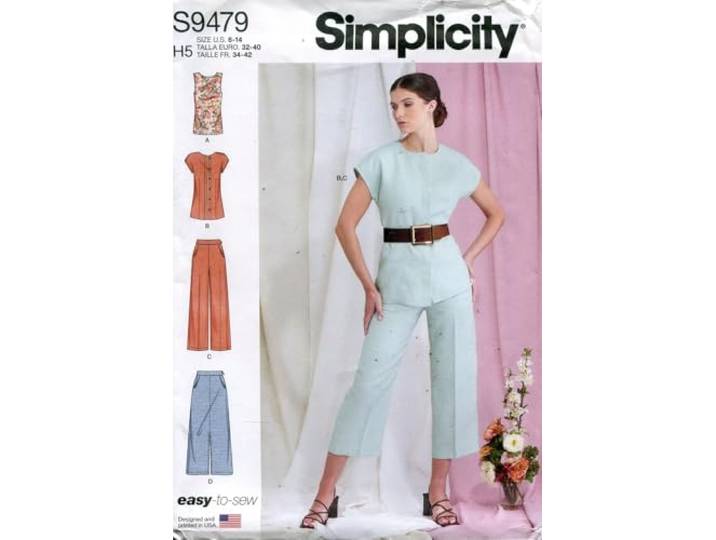 Simplicity SS9479H5 Misses Sportkleding H5 (6-8-10-12-14)