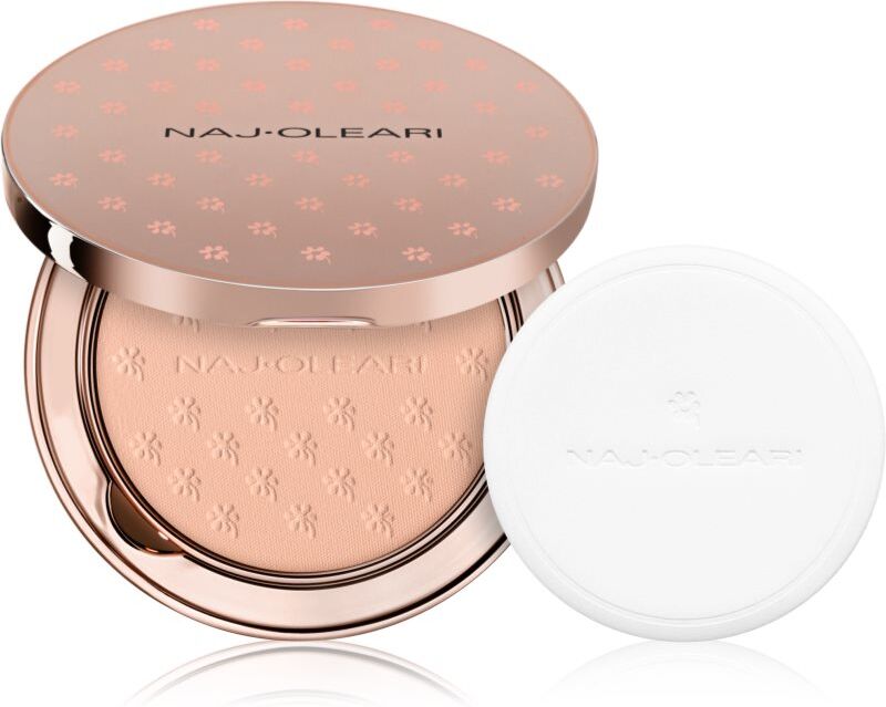 Naj Oleari Skin Caress Pressed Powder compact powder with mattifying effect shade 00 Sand Rose 9.5 g