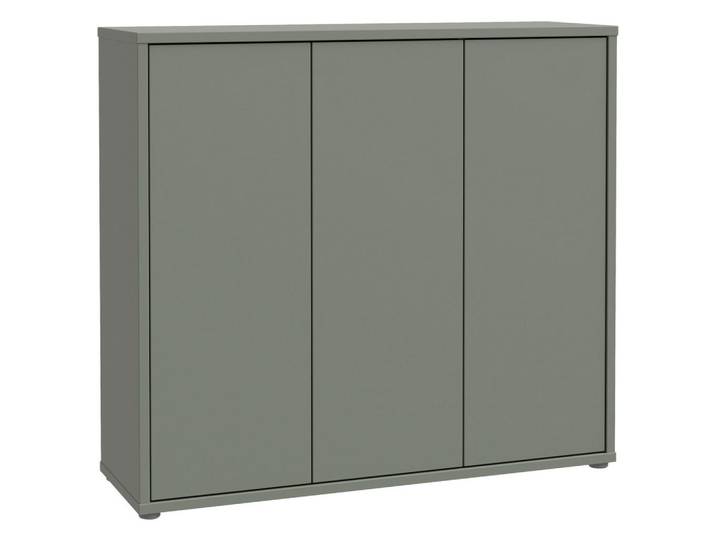 Xora Schuhschrank Alice Springs, Salbeigrün, Kunststoff, 8 Fächer, 109.2x99.1x34.9 cm, Typenauswahl, stehend, Garderobe, Schuhaufbewahrung, Schuhschränke