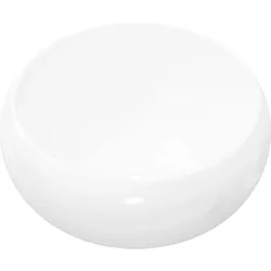 vidaXL Waschbecken Rund Keramik Weiß 40 x 15 cm