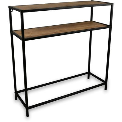 Konsolentisch MIRRORS AND MORE "THEODORE", braun (natur), H:80cm, Tische, Konsolentisch