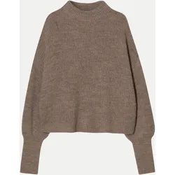 Pullover aus Alpaka Braun M