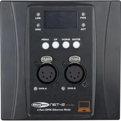 Showtec NET-2 Panel 5-polig - schwarzes Gehäuse