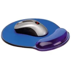 ROLINE Mausmatte mit Handgelenkauflage, blau