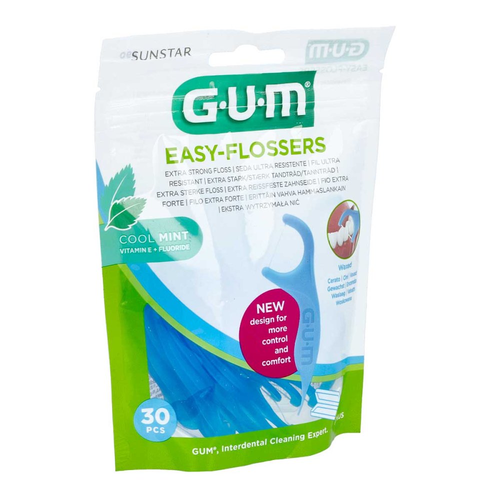 Sunstar Deutschland GmbH GUM EASY FLOSSERS, Zahnseidesticks, gewachst, mint 11347652