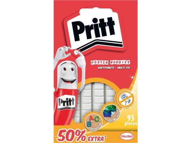Pritt Poster Buddies Kneedlijm 95 stuks