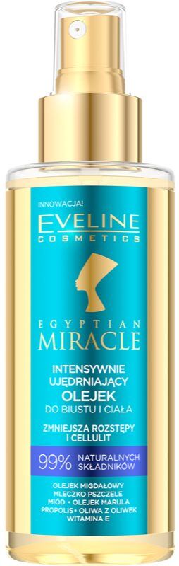 Eveline Cosmetics Egyptian Miracle huile raffermissante corps et buste 150 ml