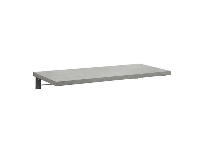 Plan de toilette suspendu 120cm avec équerres invisibles