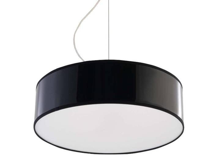 Lampe suspendue ARENA 35 noir 2xE27 15W PVC 111x35x35cm Sollux Lighting