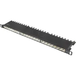 GC N0142 - Patchpanel 19", 24-Port, Cat.6a, 0,5 HE