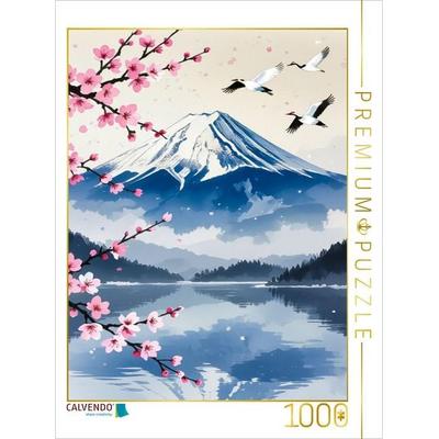 CALVENDO Puzzle Fuji-San - Ewige Schönheit Japans | 1000 Teile Lege-Größe 64x48cm Foto-Puzzle für glückliche Stunden
