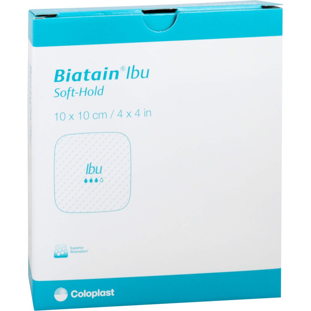 B2B Medical GmbH Biatain Ibu Schaumverband 10x10 cm sanft haftend 15198321