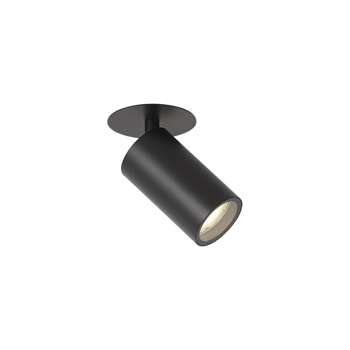 Qazqa Moderne Inbouwspot Zwart GU10 IP44 Verstelbaar