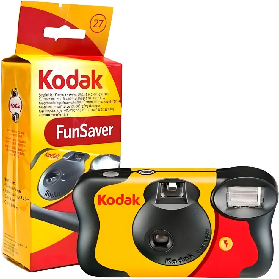 Kodak Funsaver Con Flash Incorporado - 27 Exposiciones En Color / Cámara Desechable