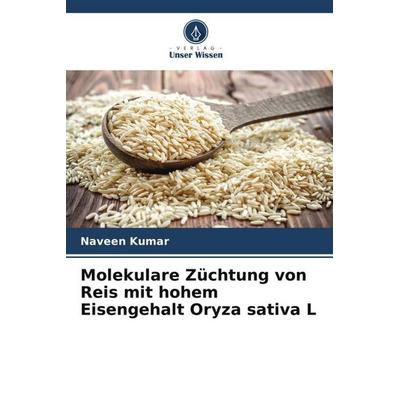 Molekulare Züchtung von Reis mit hohem Eisengehalt Oryza sativa L, Taschenbuch von Naveen Kumar, Verlag Unser Wissen, 978-620-5-27612-9