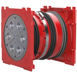 Doppel-Dichtpackung Wandstärke 200-260mm für Kabeldurchführung 150mm Hauff-Technik