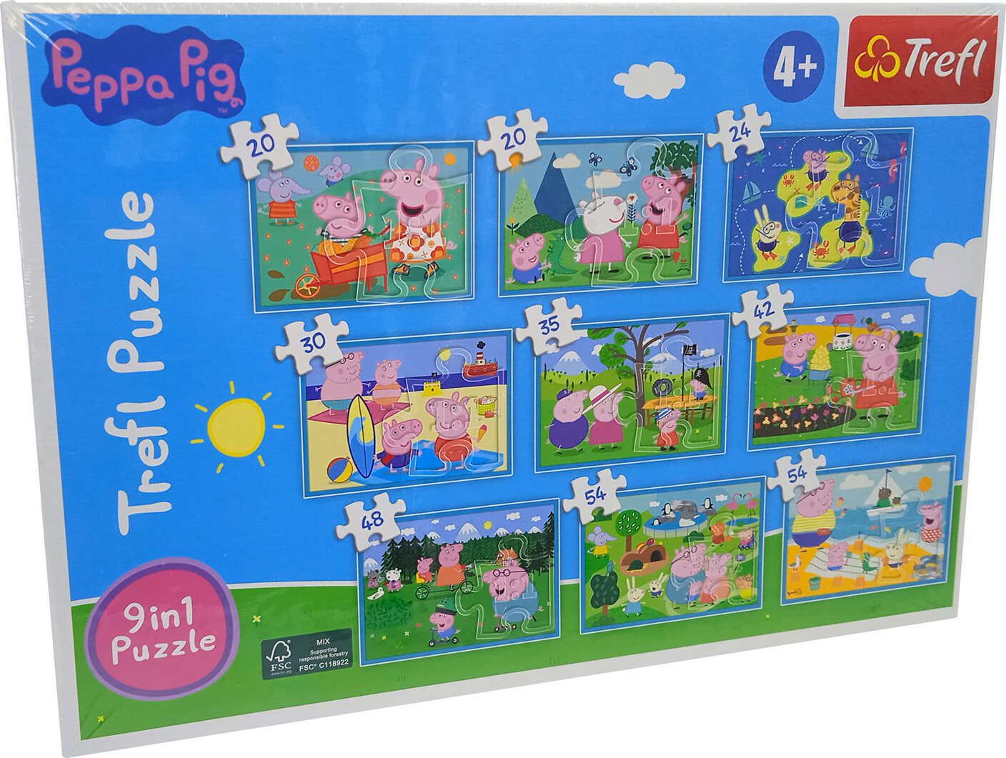 Peppa Pig Puzzelset 9-in-1