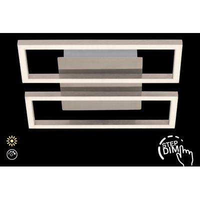 BRILONER LEUCHTEN LED Deckenleuchte "FRAME", silber, Leuchten, LED Deckenleuchte