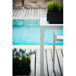 Aria Outdoor-Tisch 160 x 80 x 75 weiß