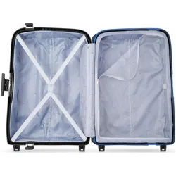 Delsey Moncey 4-Rollen Trolley 76 cm, Koffer, Schwarz
