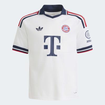 Fußballtrikot ADIDAS PERFORMANCE "FCB A JSY Y", Jungen, Gr. 164, weiß, Obermaterial: 100% Polyester, Trikots Fußballtrikot, für Kinder, aus Polyester, neutraler Schnitt