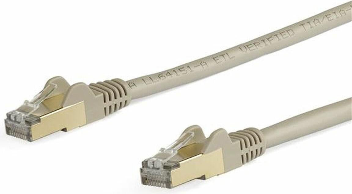StarTech.com CAT6a netwerkkabel - 5 meter - Grijs - STP - RJ45 naar RJ45