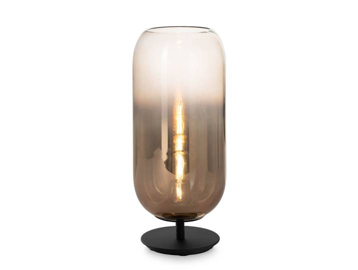 Gople Mini Tischleuchte Bronze/Black - Artemide - Wohnzimmer - Design - Glas - Mit Schirm