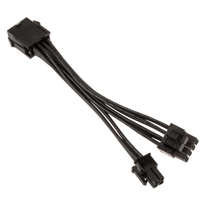 Akasa 8-Pin EPS zu 8-Pin EPS + 4-Pin ATX Adapter Kabel (15 cm) (AK-CBPW22-15)