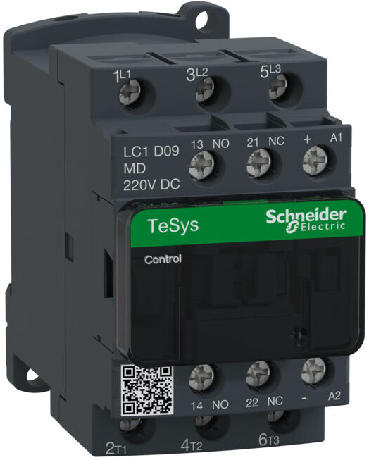 Schneider Electric Contacteur de puissance 3 pôles LC1D09MD 1F 1O (LC1D09MD)