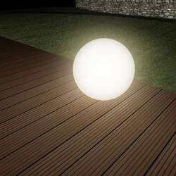 Heitronic 35420 Boule Solar-Dekoleuchte Kugel LED LED fest eingebaut 0.2 W Weiß