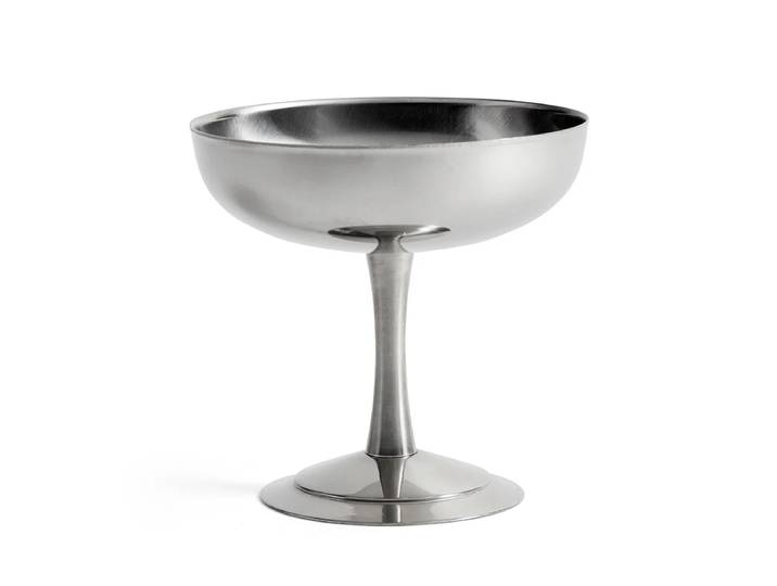HAY - Italienischer Eisbecher, silber, 2er Set