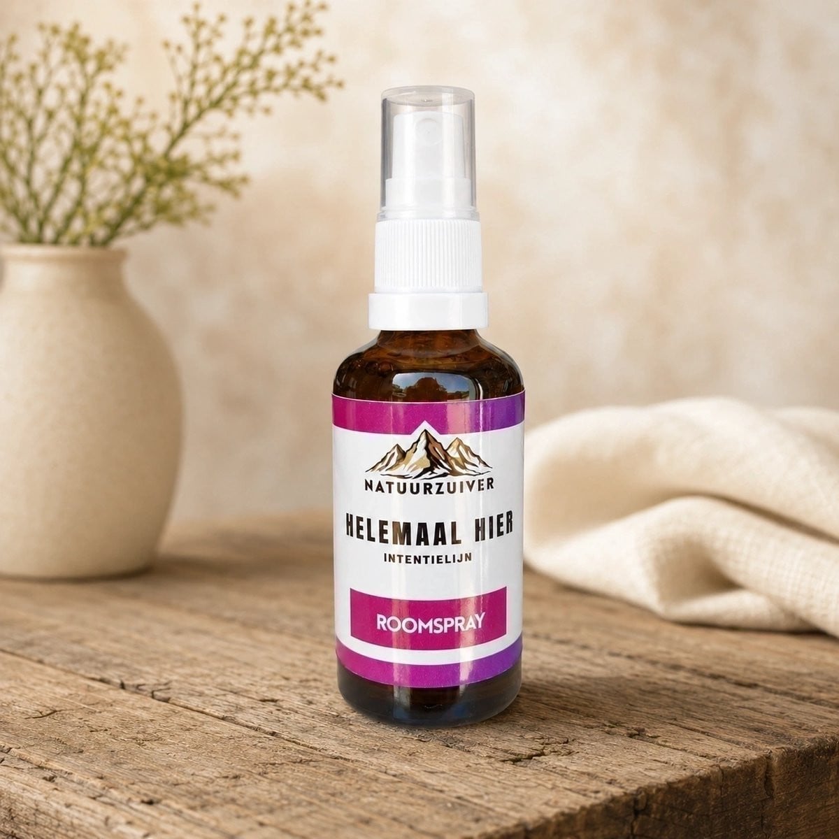 Natuurzuiver Helemaal Hier Roomspray - 50 ml