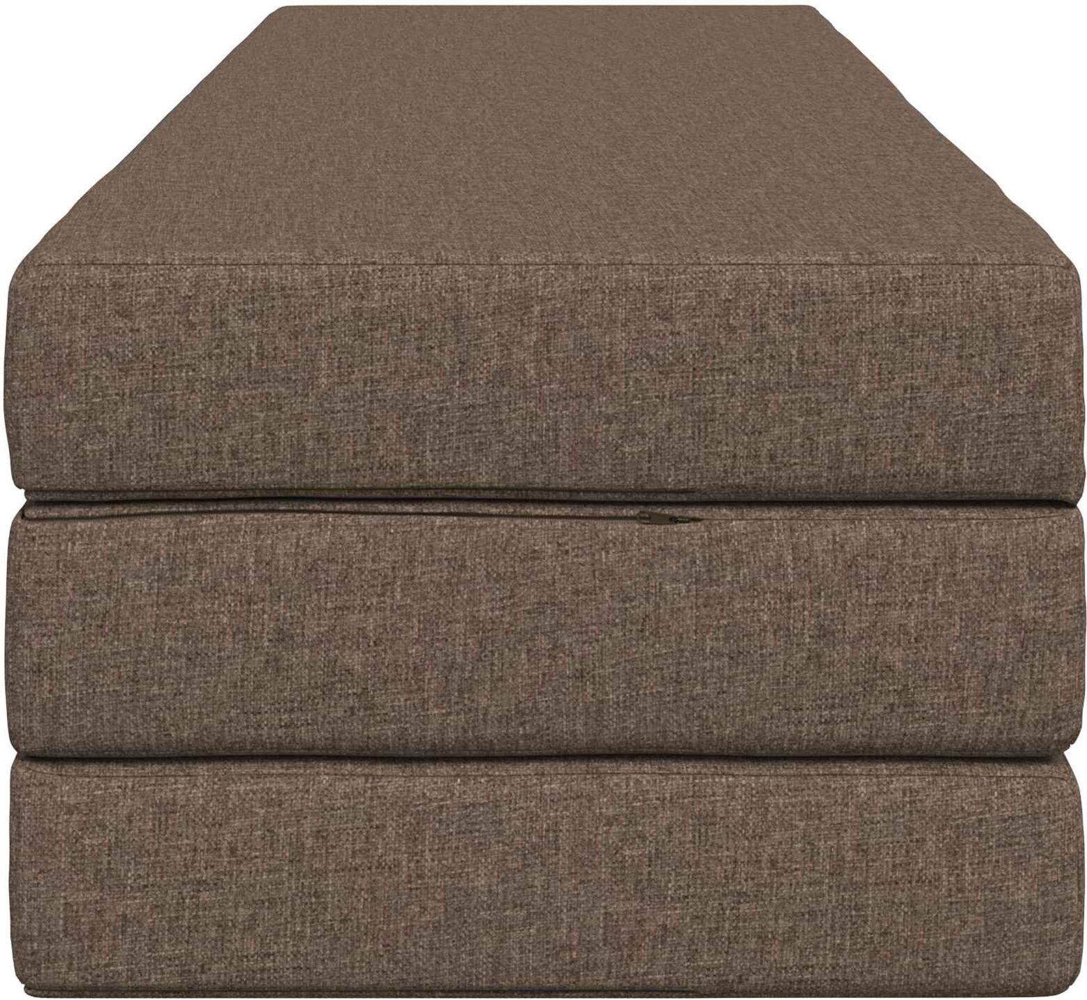 vidaXL Canapé-lit pliable 200 x 67 x 45cm Taupe