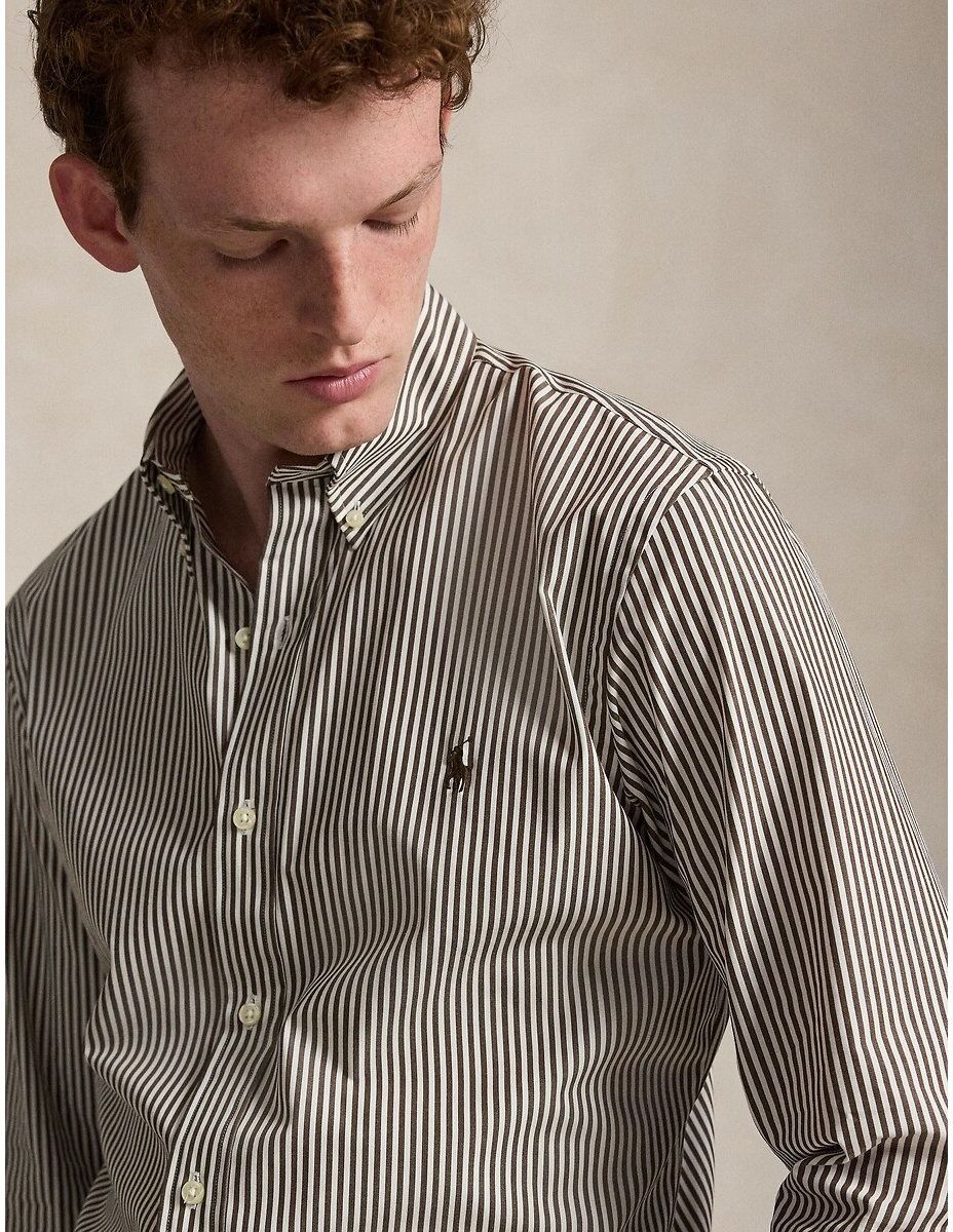 POLO RALPH LAUREN Chemise slim popeline rayures