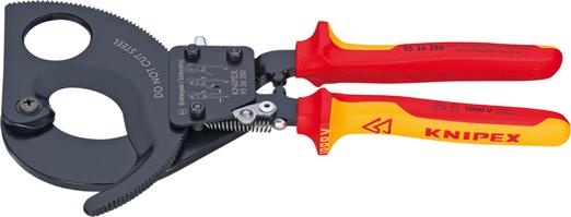 VDE-Kabelschere, Kopf lackiert, Knipex